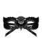 Кружевная маска Obsessive A700 mask, единый размер, черная