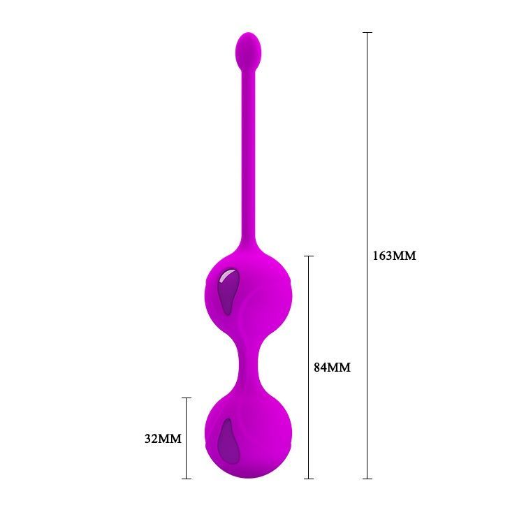 Вагінальні кульки Pretty Love Kegel Tighten Up II Purple, 91 г