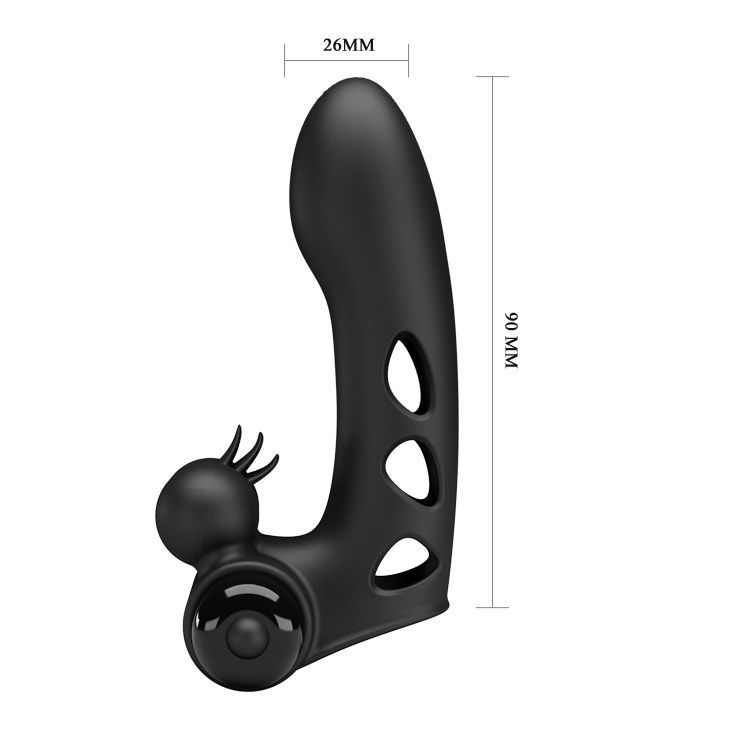 Вибратор на палец Pretty Love Orlando Honey Finger Vibrator Black