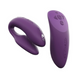 Смарт-вібратор для пар We-Vibe Chorus Purple, сенсорне керування вібраціями стисненням пульта