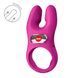 Эрекционное виброкольцо с двойной стимуляцией клитора Fun Factory NŌS PRO Magenta, 2 мотора
