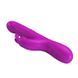Вибратор-кролик со стимулирующими кольцами Pretty Love Reese Vibrator Purple