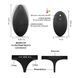 Вибратор в трусики Dorcel DISCREET VIBE XXL, подогрев и пульт ДУ, трусики в комплекте