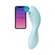 Вакуумний смарт-стимулятор із вібрацією Satisfyer Curvy Trinity 5 (Blue), керування зі смартфона