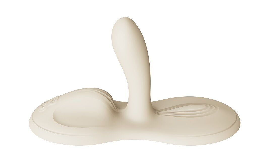 Sit-on-top смарт-вібратор Zalo &ndash; Flora Smart Vibrating Pad Ivory White, 9 моторів