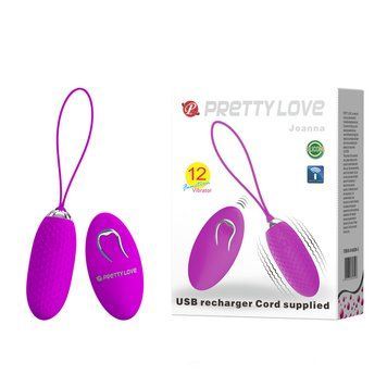 Віброяйце Pretty Love Joannna Vibrating Egg Purple, 54 г
