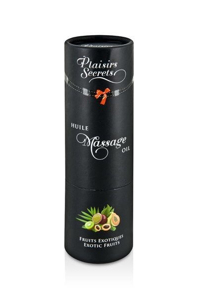 Массажное масло Plaisirs Secrets Exotic Fruits с афродизиаками (59 мл)