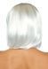 Светящийся в темноте парик Leg Avenue Pearl short natural bob wig White, короткий, жемчужный, 33 см