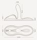 Sit-on-top смарт-вібратор Zalo &ndash; Flora Smart Vibrating Pad Ivory White, 9 моторів