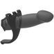 Страпон унисекс Doc Johnson Body Extensions &ndash; Be Risque, вибрация, пульт управления, полая насадка