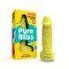 Крафтове мило-член із присоскою Pure Bliss MINI Yellow, натуральне