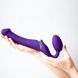 Безремінний страпон з вібрацією Strap-On-Me Vibrating Violet M, діаметр 3,3 см