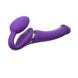 Безремінний страпон з вібрацією Strap-On-Me Vibrating Violet M, діаметр 3,3 см