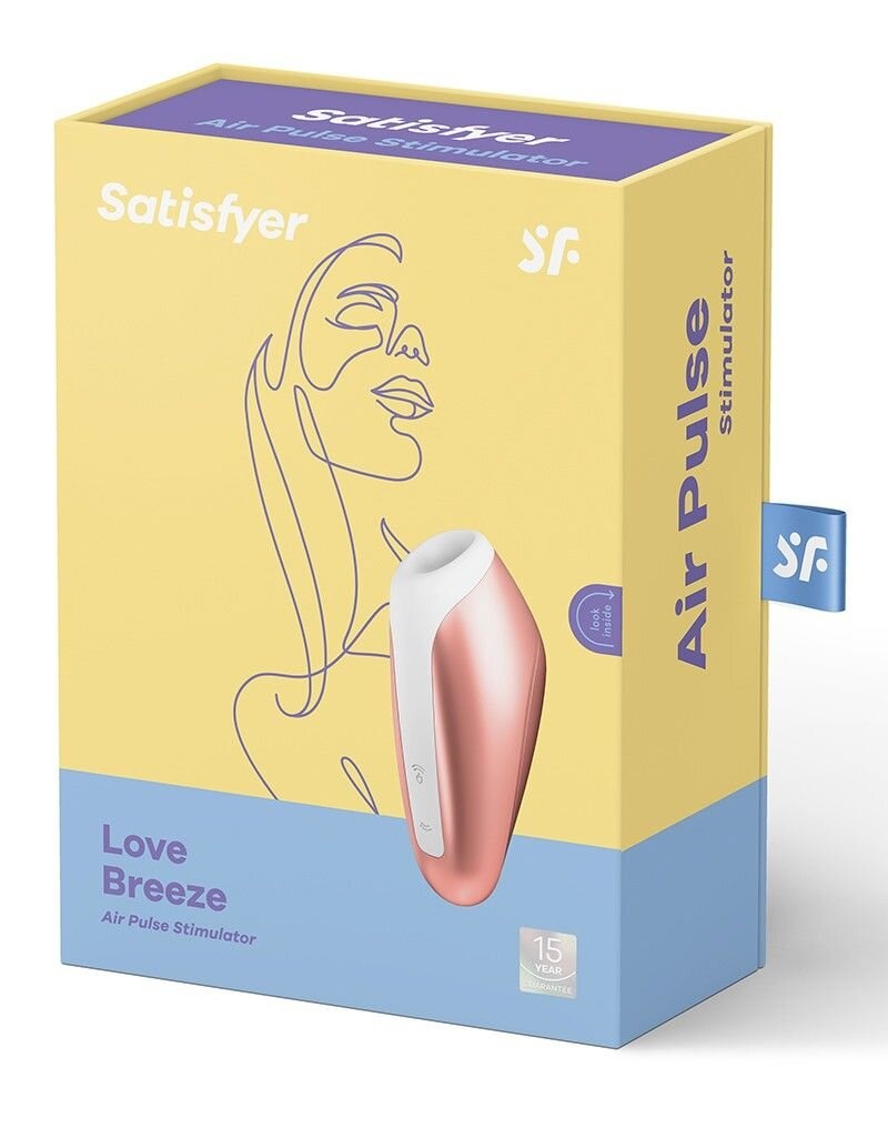 Вакуумний стимулятор клітора Love Breeze Satisfyer, мідний