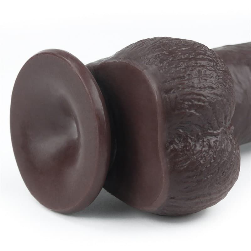 Фалоімітатор LoveToy Sliding-Skin Dual Layer Dong 9" Black