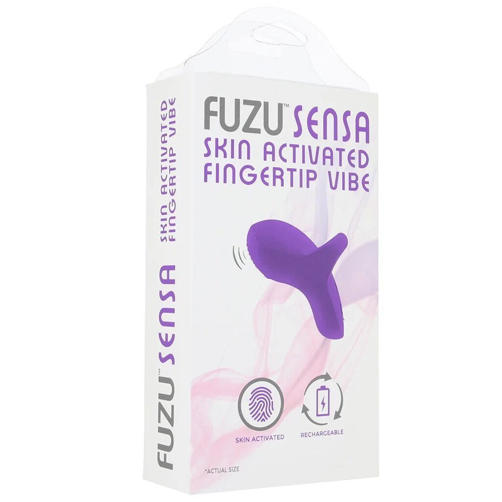 Вибратор на палец FUZU Sensa Skin Activated Fingertip Vibe &ndash; Pastel Purple, сенсорное управление, 8 режимов