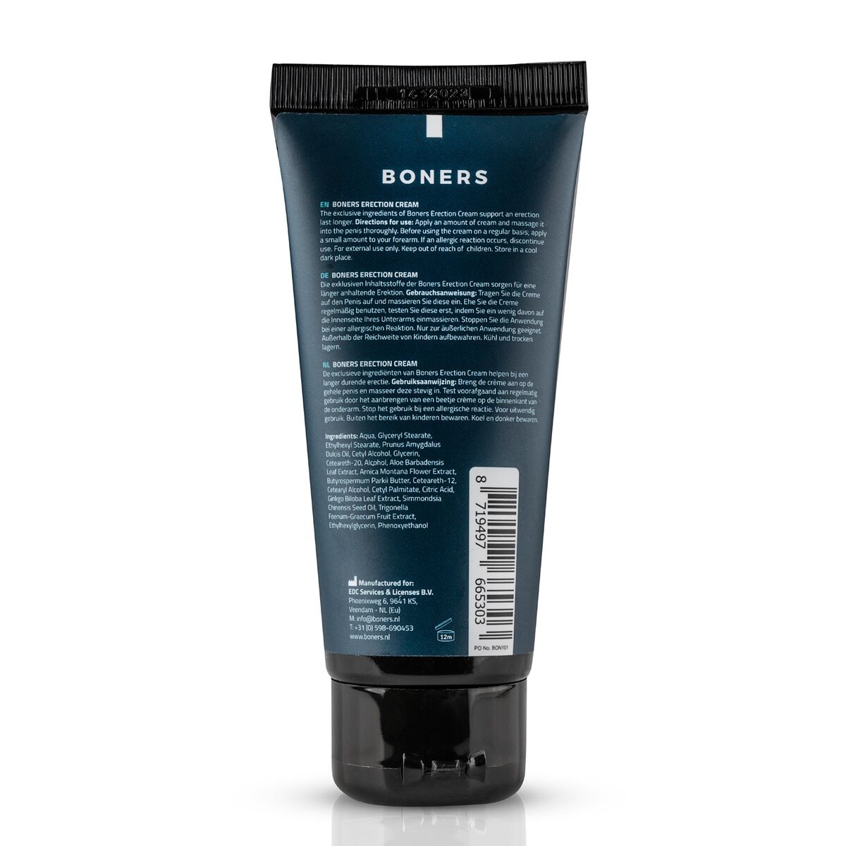 Крем для ерекції Boners Erection Cream, 100 мл