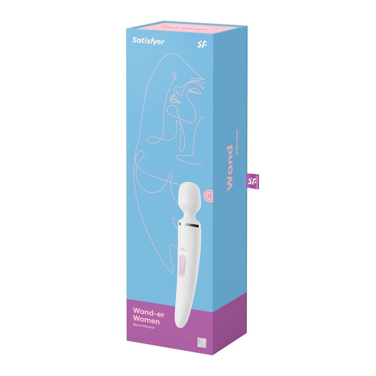 Вібромассажер Satisfyer Wand-er Woman, білий