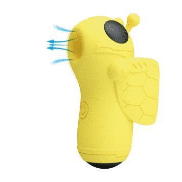 Вакуумный вибростимулятор клитора Pretty Love Magic Bee Stimulator Yellow