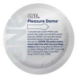 Презерватив ONE Pleasure Dome, 1 шт, гладенький, з розширеною головкою