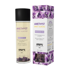 Массажное масло EXSENS Amethyst Sweet Almond (расслабляющее с аметистом) 100мл, натуральное