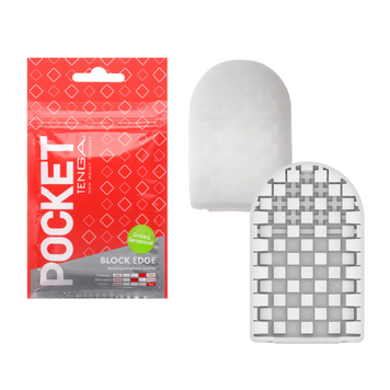 Мастурбатор TENGA Pocket Block Edge