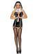 Виниловый костюм монашки Leg Avenue Vinyl Sinful Sister Black, XS