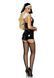 Виниловый костюм монашки Leg Avenue Vinyl Sinful Sister Black, XS