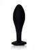 Анальна пробка Jewellery Silicone Black Plug L Clear