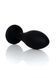 Анальна пробка Jewellery Silicone Black Plug L Clear