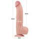 Фаллоимитатор Sliding-Skin Dual Layer Dong 12" Flesh