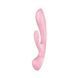 Двосторонній вібратор-кролик Satisfyer Triple Oh Pink, 3 мотори, руків&rsquo;я-масажер