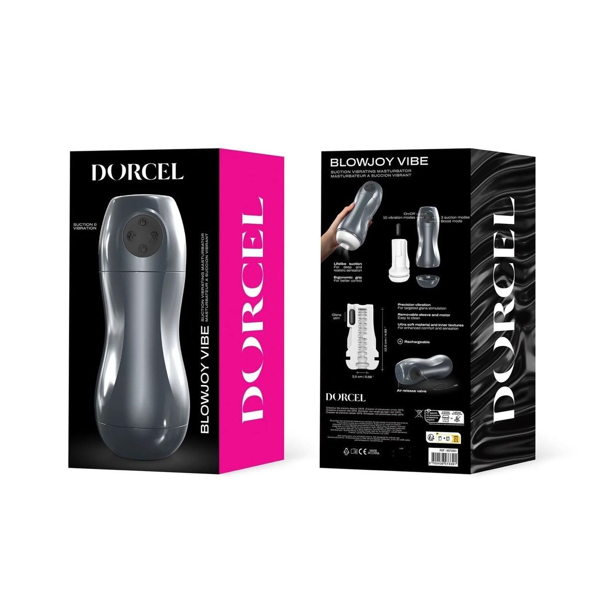 Вибромастурбатор Dorcel BLOWJOY VIBE с эффектом всасывания