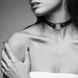 Чокер з екошкіри Bijoux Indiscrets Maze – Single Choker Black