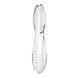 Двусторонний стеклянный дилдо Satisfyer Dazzling Crystal 2 Transparent