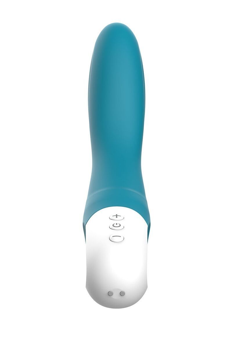 Вибратор точки G Liebe Bend It Rechargeable Ocean Blue, 10 режимов, очень мощный, гибкий ствол