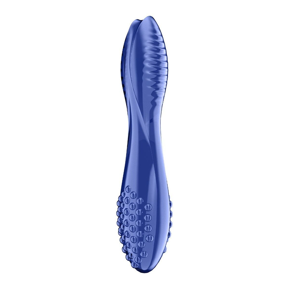 Двусторонний стеклянный дилдо Satisfyer Dazzling Crystal 2 Blue