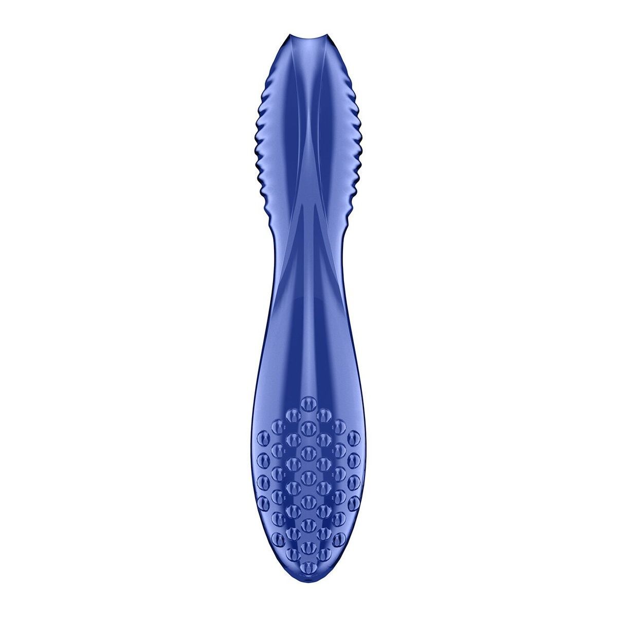 Двусторонний стеклянный дилдо Satisfyer Dazzling Crystal 2 Blue