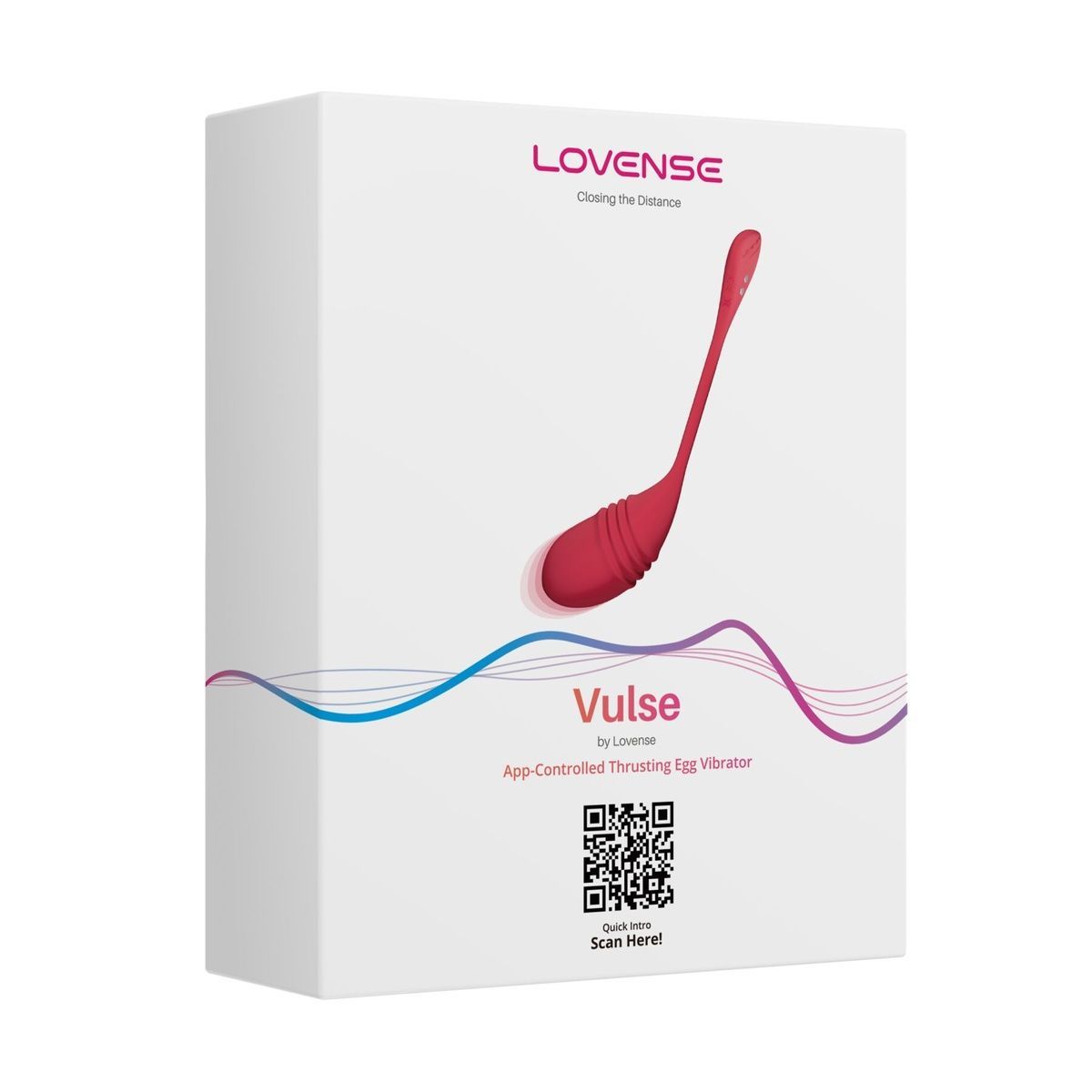 Смарт-виброяйцо с пульсацией Lovense Vulse (Thrusting Egg Vibrator), имитация фрикций