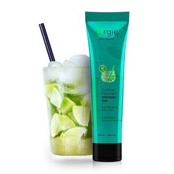Лубрикант на водній основі Orgie Lube Tube Cocktail Caipirinha, 100 мл, смак цитрусового коктейлю