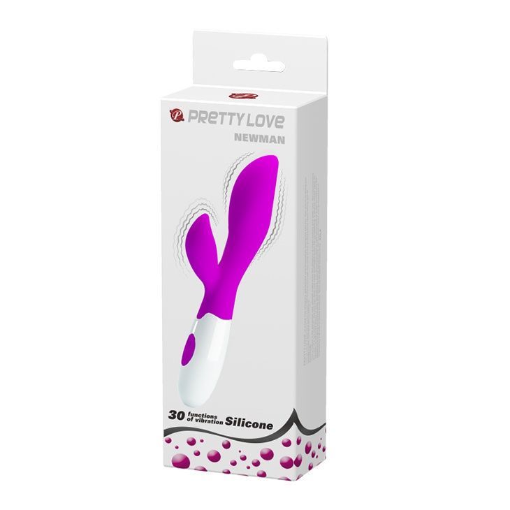 Вібратор-кролик Pretty Love Newman Vibrator Purple