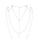 Ланцюжок для спини Bijoux Indiscrets Magnifique Back and Cleavage Chain - Silver