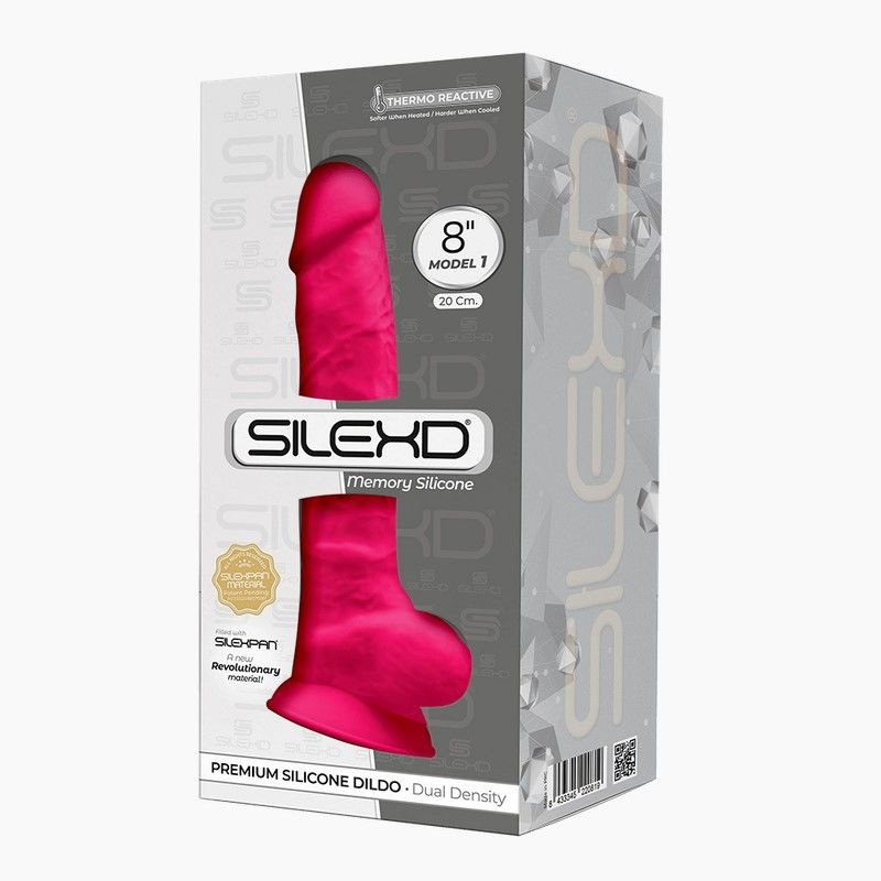 Фаллоимитатор SilexD Vetus Pink, двухслойный, силикон+Silexpan, d 4,2 см