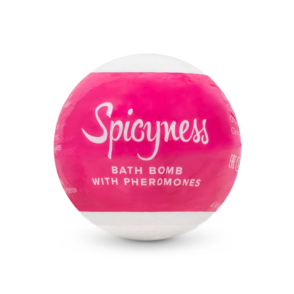 Бомбочка для ванни з феромонами Obsessive Bath bomb with pheromones Spicy (100 г)