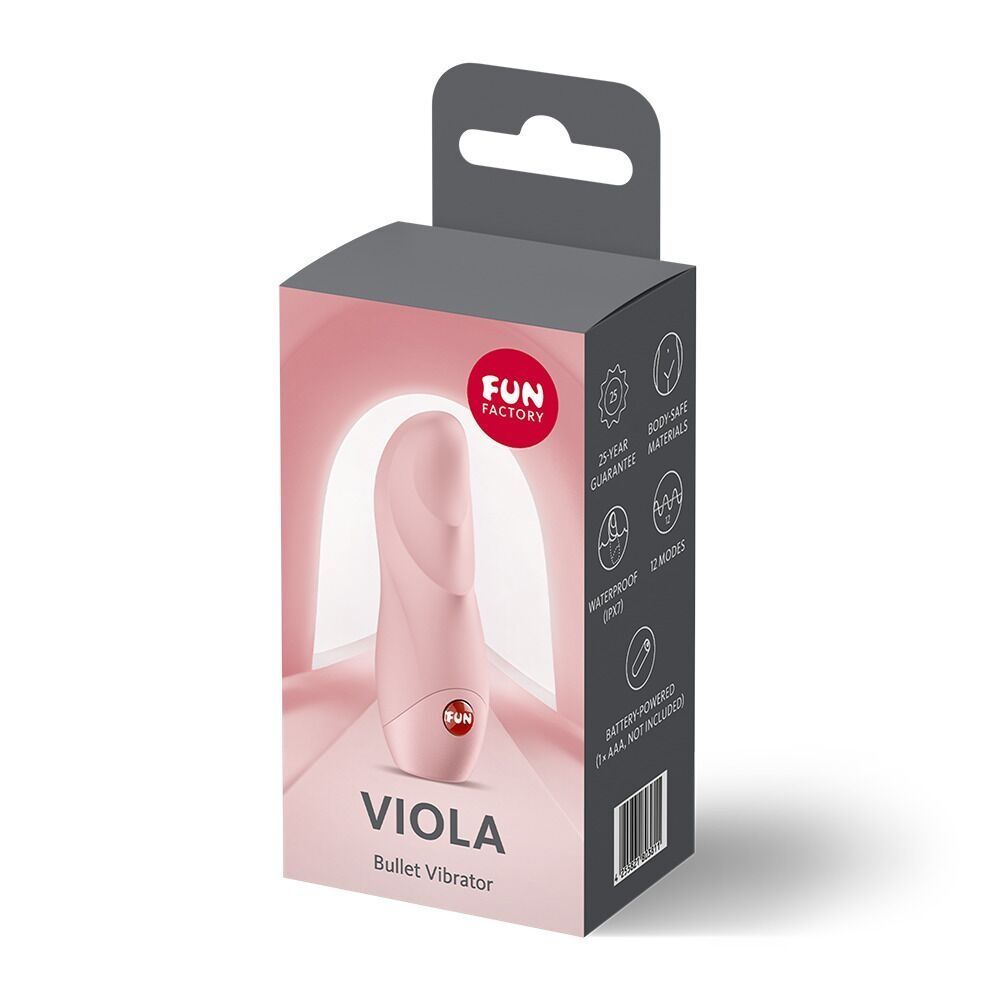Вибратор для клитора Fun Factory Viola Soft Pink