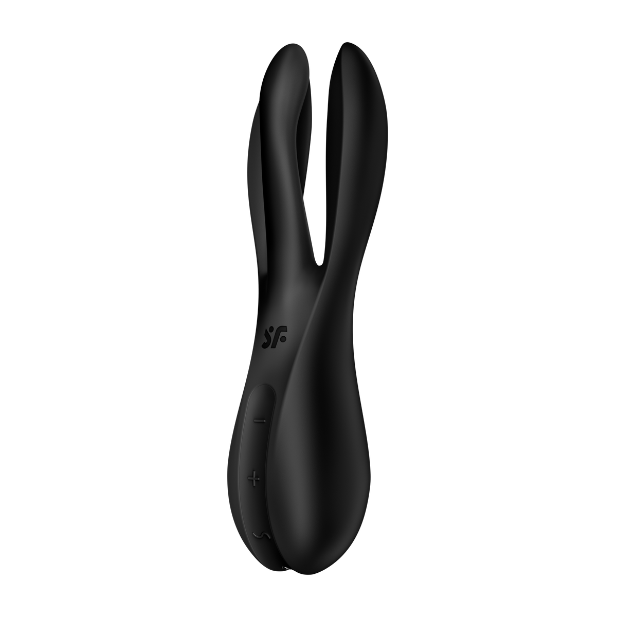 Кліторальний вібратор Satisfyer Threesome 2 Black, 3 гнучкі пальчики, 3 мотори