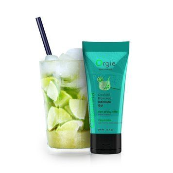 Лубрикант на водній основі Orgie Lube Tube Cocktail Caipirinha, 50 мл, смак цитрусового коктейлю
