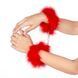 Наручники Secret Play Feather Handcuffs, червоні