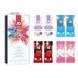 Набор смазок на водной основе JO Four Play (8&times;10 мл): H2O Original, Agap&eacute; Original, H2O Strawberry K