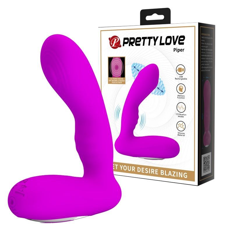 Масажер простати Pretty Love Piper Prostate Stuimulator Purple